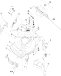 Deck, Side Chute and Rear Door Assembly Diagram and Parts List for 280000001-280072441 - 2008 Toro Lawn Mower