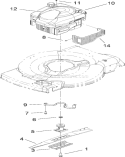 Engine and Blade Assembly Diagram and Parts List for 280000001-280072441 - 2008 Toro Lawn Mower