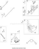 Governor Assembly Diagram and Parts List for 270000001-270999999 - 2007 Toro Lawn Mower