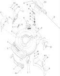 Deck, Side Chute and Rear Door Assembly Diagram and Parts List for 270000001-270999999 - 2007 Toro Lawn Mower
