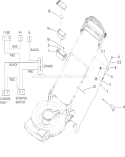 Electrical Assembly Diagram and Parts List for 270000001-270999999 - 2007 Toro Lawn Mower
