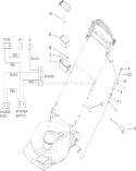 Electrical Assembly Diagram and Parts List for 270000001-270999999 - 2007 Toro Lawn Mower