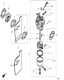Part Location Diagram of 16100-Z0L-023 Honda Carburetor