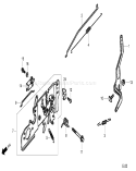 Part Location Diagram of 93500-05016-0A Honda Pan Screw 4x8