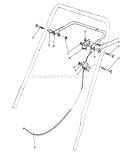 Traction Control Assembly Diagram and Parts List for 2000001-2999999 - 1992 Toro Lawn Mower