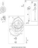 Crankcase Cover/Sump Assembly Diagram and Parts List for 290000001-290999999 - 2009 Toro Lawn Mower