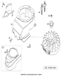 Blower Housing Assembly Diagram and Parts List for 280000001-280001676 - 2008 Toro