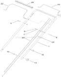 Part Location Diagram of 119-7010 Toro Cable-Traction
