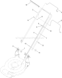 Part Location Diagram of 119-2378-03 Toro Bail-traction