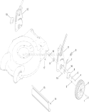 Rear Axle and Height-of-Cut Assembly Diagram and Parts List for 310000001-310999999 - 2010 Toro Lawn Mower