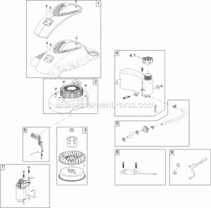 Part Location Diagram of 121-0393 Toro Starter Asm
