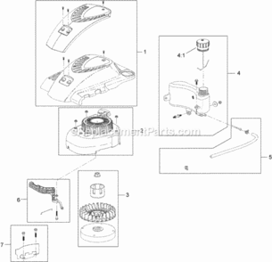 Shroud_Flywheel_And_Fuel_Tank_Assembly Diagram and Parts List for 313000001 - 313999999 Toro Lawn Mower