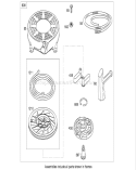 Starter Assembly Diagram and Parts List for 280000001-280001676 - 2008 Toro