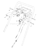Traction Control Assembly Diagram and Parts List for 0000001-0999999 - 1990 Toro Lawn Mower