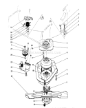 Blade Brake Clutch Assembly Diagram and Parts List for 0000001-0999999 - 1990 Toro Lawn Mower