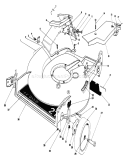 Housing Assembly Diagram and Parts List for 7000001-7999999 - 1987 Toro Lawn Mower