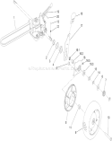Gear Case and Axle Assembly Diagram and Parts List for 310000001-310999999 - 2010 Toro Lawn Mower
