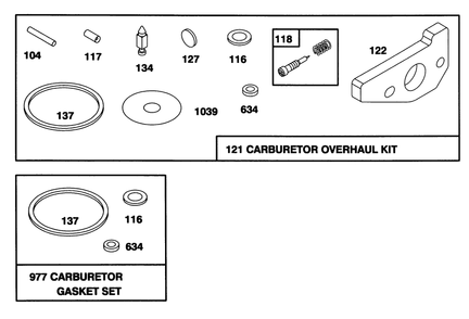 Engine Gts-150 (Model No. 20465 Only)(Model No. 97772-0110-02) Diagram and Parts List for 5900001 - 5999999 Toro Lawn Mower