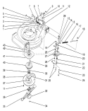 Blade Brake Clutch Assembly Diagram and Parts List for 1000001-1999999 - 1991 Toro Lawn Mower