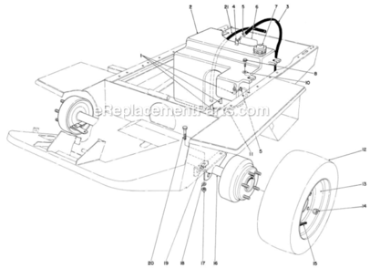Part Location Diagram of 242-35 Toro Wheel Nut