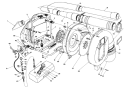 Blower Assembly Diagram and Parts List for 2000001-2999999 - 1992 Toro Leaf Blower / Vacuum