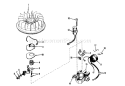 Page H Diagram and Parts List for 5000001-5999999 - 1975 Toro Snow Blower
