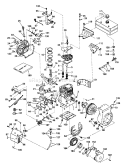 Page F Diagram and Parts List for 9000001-9999999 - 1979 Toro Snow Blower