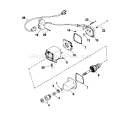 Electric Starter Motor Kit Diagram and Parts List for 3900001-3999999 - 1993 Toro Snow Blower