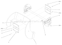 Impeller Assembly Diagram and Parts List for 230000001-230999999 - 2003 Toro