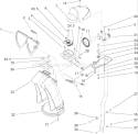 Chute Assembly Diagram and Parts List for 280000001-280999999 - 2008 Toro