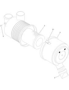 Air Cleaner Assembly Diagram and Parts List for 406430000-409547309 Toro Lawn Mower