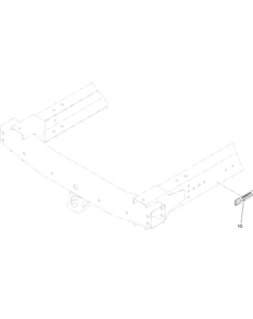 Frame Decal Assembly Diagram and Parts List for 413000000 - 999999999 Toro Lawn Tractor