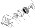 Kohler Air Intake Diagram and Parts List for 1990 Toro Lawn Tractor