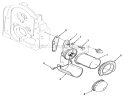 Oil Filter Diagram and Parts List for 1990 Toro Lawn Tractor