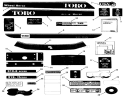 Decals Diagram and Parts List for 1990 Toro Lawn Tractor