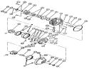 Transmission Eaton Diagram and Parts List for 2000001-2999999 - 1992 Toro Lawn Tractor