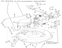 30" Mower Deck Diagram and Parts List for 1989 Toro Lawn Tractor