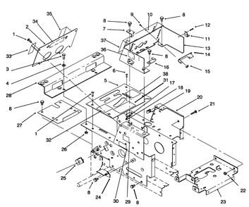 Console-Gear Diagram and Parts List for 6900001 - 6999999 Toro Lawn Tractor