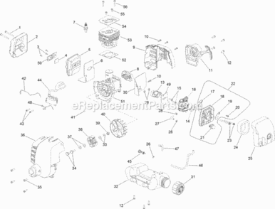 Part Location Diagram of 308478004 Toro Filter Housing Asm