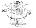 Cutting Unit Assembly Diagram and Parts List for 0000001-0999999 - 1990 Toro