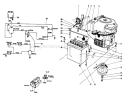 Engine Assembly Diagram and Parts List for 4000001-4999999 - 1984 Toro Lawn Tractor