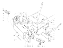 Front Axle Assembly Diagram and Parts List for 4000001-4999999 - 1984 Toro Lawn Tractor