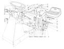 Seat & Steering Wheel Assembly Diagram and Parts List for 7000001-7999999 - 1987 Toro Lawn Tractor