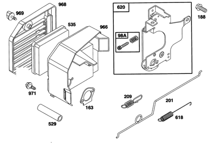 Engine Gts 150 (Model No. 20466 Only)(Model No. 97777-0311-A1) Diagram and Parts List for 5900001 - 5999999 Toro Lawn Mower