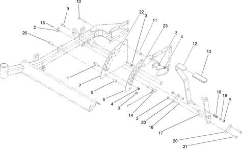 Part Location Diagram of 108-1051 Toro Decal-Deck Height, Outer