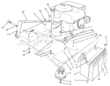 Page F Diagram and Parts List for 39000001-39999999 - 1993 Toro Lawn Tractor