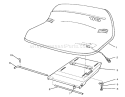 Seat Assembly (model No. 70042) Diagram and Parts List for 3900001-3999999 - 1993 Toro Lawn Tractor