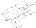 Clutch Assembly Diagram and Parts List for 5900001-5999999 - 1995 Toro Lawn Tractor