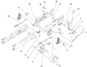 Height Of Cut Assembly Diagram and Parts List for 5900001-5999999 - 1995 Toro Lawn Tractor