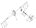 Hydro Transaxle Assembly (continued) Diagram and Parts List for 5900001-5999999 - 1995 Toro Lawn Tractor